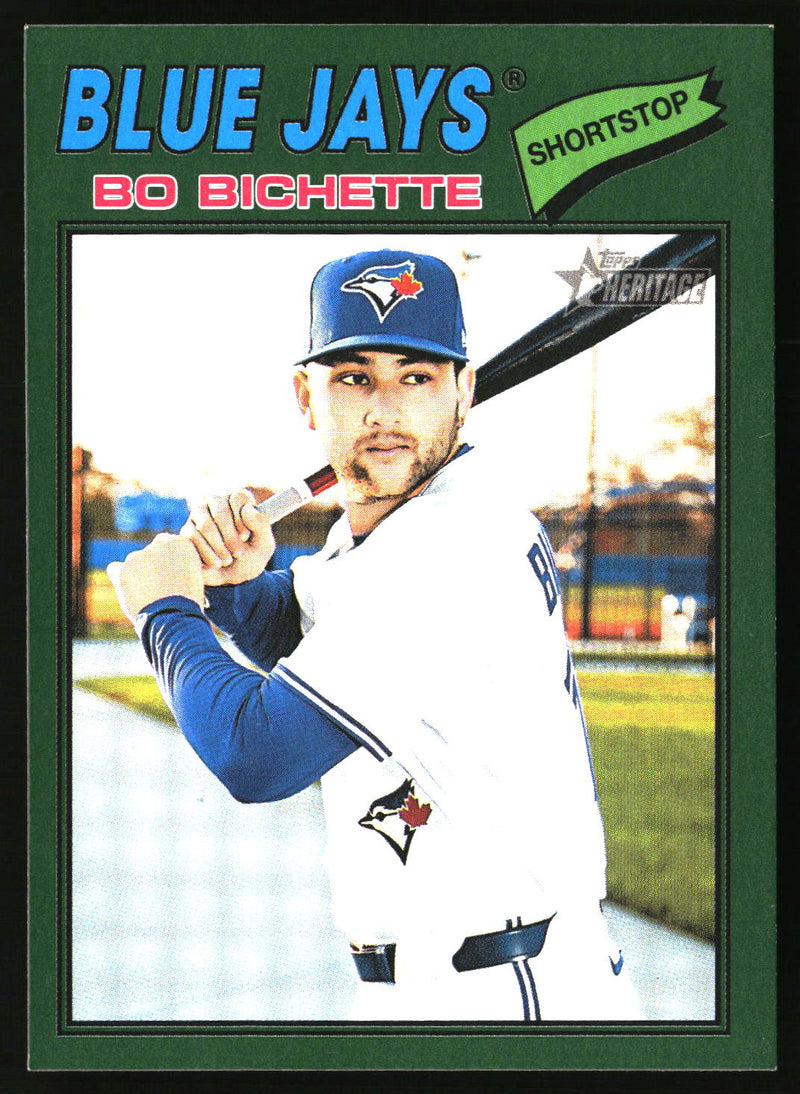 Bo Bichette 2026 Topps Heritage #122 Dark Green