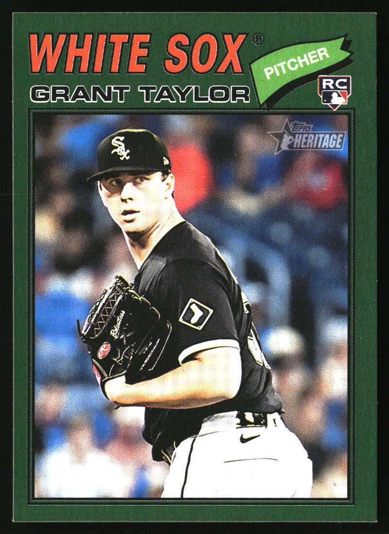 Grant Taylor 2026 Topps Heritage #329 Dark Green RC