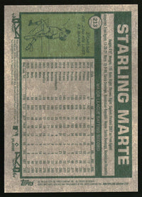 Starling Marte 2026 Topps Heritage #213 Dark Green
