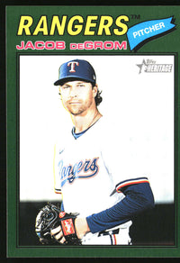 Jacob deGrom 2026 Topps Heritage #98 Dark Green