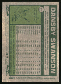 Dansby Swanson 2026 Topps Heritage #97 Dark Green