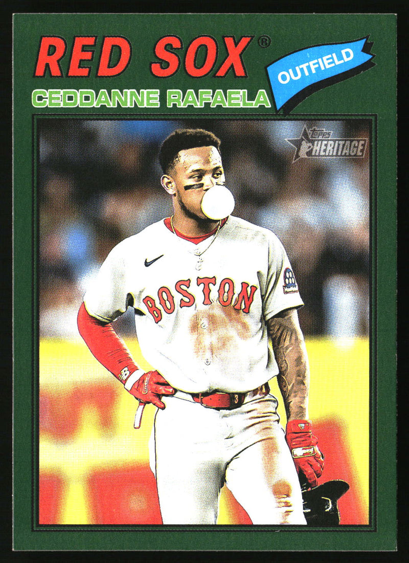 Ceddanne Rafaela 2026 Topps Heritage #397 Dark Green