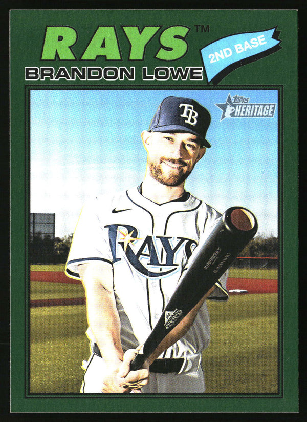 Brandon Lowe 2026 Topps Heritage #369 Dark Green