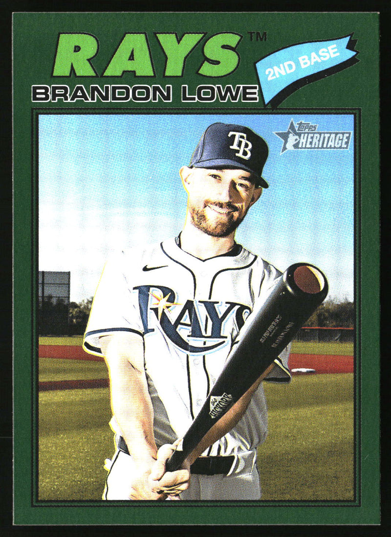 Brandon Lowe 2026 Topps Heritage #369 Dark Green