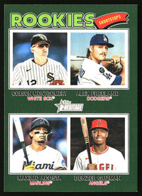 2026 Rookie Shortstops 2026 Topps Heritage #390 Dark Green