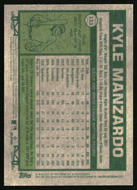 Kyle Manzardo 2026 Topps Heritage #133 Light Purple