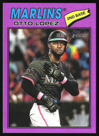 Otto Lopez 2026 Topps Heritage #345 Light Purple