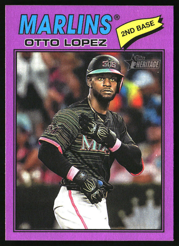 Otto Lopez 2026 Topps Heritage #345 Light Purple