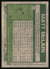 Matt McLain 2026 Topps Heritage #252 Light Purple