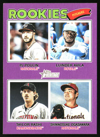 2026 Rookie Pitchers 2026 Topps Heritage #391 Light Purple
