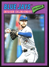 Ernie Clement 2026 Topps Heritage #21 Light Purple