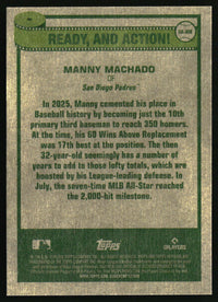 Manny Machado 2026 Topps Heritage #RA-MM Ready, and Action!