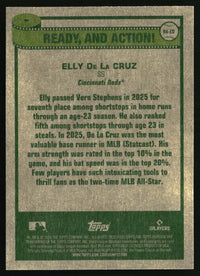 Elly De La Cruz 2026 Topps Heritage #RA-ED Ready, and Action!