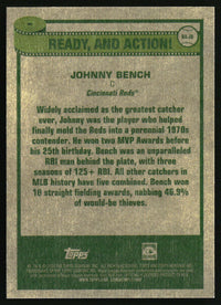 Johnny Bench 2026 Topps Heritage #RA-JB Ready, and Action!
