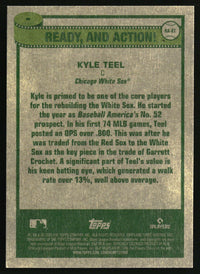 Kyle Teel 2026 Topps Heritage #RA-KT Ready, and Action!