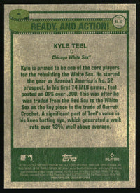 Kyle Teel 2026 Topps Heritage #RA-KT Ready, and Action!