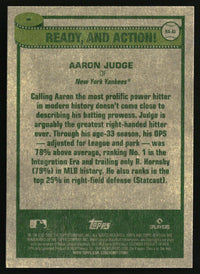 Aaron Judge 2026 Topps Heritage #RA-AJ Ready, and Action!