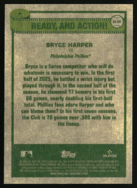 Bryce Harper 2026 Topps Heritage #RA-BH Ready, and Action!