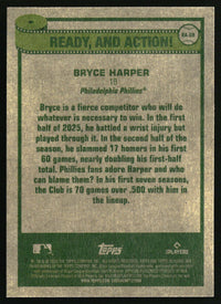 Bryce Harper 2026 Topps Heritage #RA-BH Ready, and Action!