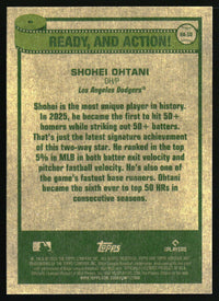 Shohei Ohtani 2026 Topps Heritage #RA-SO Ready, and Action!