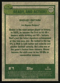 Shohei Ohtani 2026 Topps Heritage #RA-SO Ready, and Action!