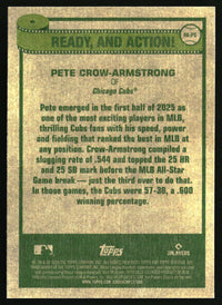 Pete Crow-Armstrong 2026 Topps Heritage #RA-PC Ready, and Action!