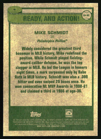 Mike Schmidt 2026 Topps Heritage #RA-MS Ready, and Action!