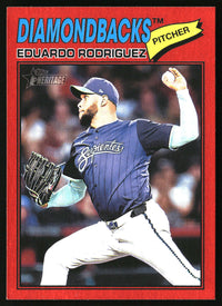Eduardo Rodriguez 2026 Topps Heritage #288 Red