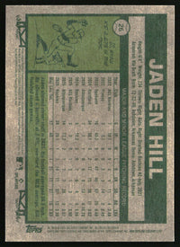 Jaden Hill 2026 Topps Heritage #26 Red
