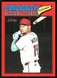 Gabriel Moreno 2026 Topps Heritage #361 Red
