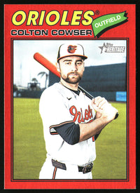 Colton Cowser 2026 Topps Heritage #338 Red