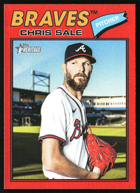 Chris Sale 2026 Topps Heritage #278 Red