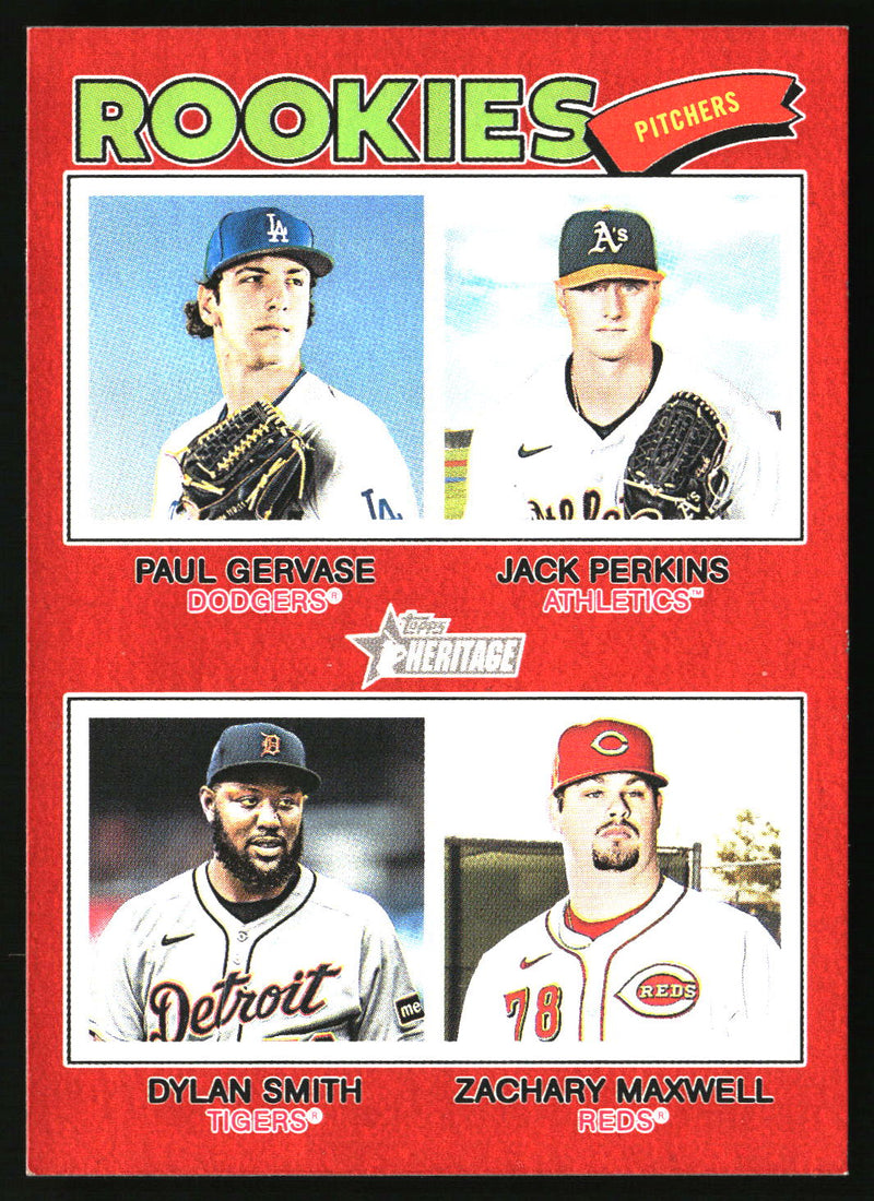 2026 Rookie Pitchers 2026 Topps Heritage #375 Red