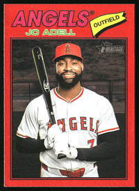 Jo Adell 2026 Topps Heritage #42 Red