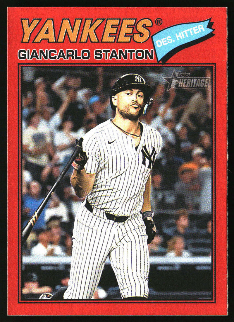 Giancarlo Stanton 2026 Topps Heritage #250 Red