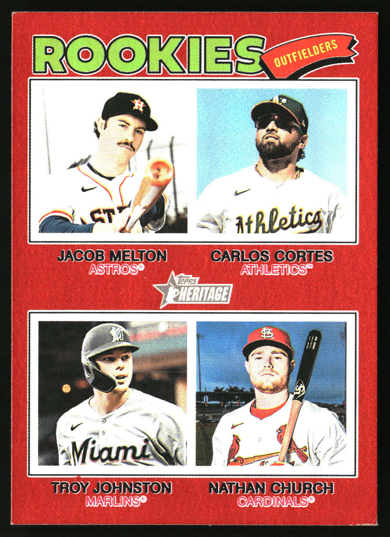 2026 Rookie Outfielders 2026 Topps Heritage #373 Red