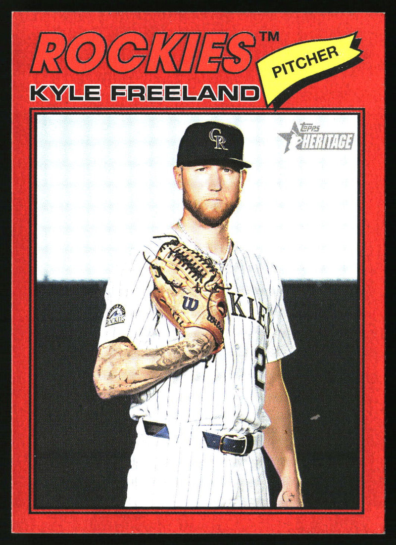 Kyle Freeland 2026 Topps Heritage #92 Red