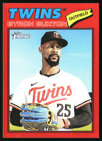 Byron Buxton 2026 Topps Heritage #253 Red