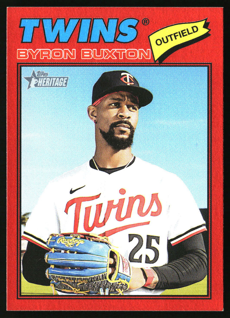 Byron Buxton 2026 Topps Heritage #253 Red