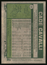 Cade Cavalli 2026 Topps Heritage #68 Red