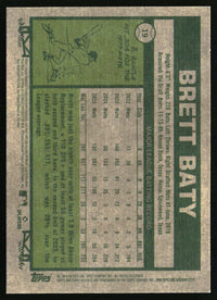 Brett Baty 2026 Topps Heritage #19 Red