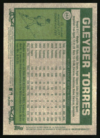 Gleyber Torres 2026 Topps Heritage #243 Dark Yellow