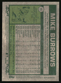 Mike Burrows 2026 Topps Heritage #96 Dark Yellow