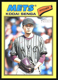 Kodai Senga 2026 Topps Heritage #317 Dark Yellow