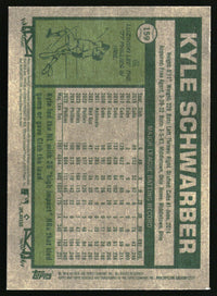 Kyle Schwarber 2026 Topps Heritage #159 Dark Yellow