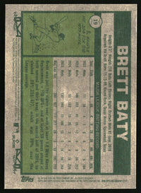 Brett Baty 2026 Topps Heritage #19 Dark Yellow