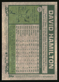 David Hamilton 2026 Topps Heritage #344 Dark Yellow