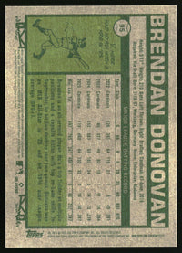 Brendan Donovan 2026 Topps Heritage #95 Dark Yellow