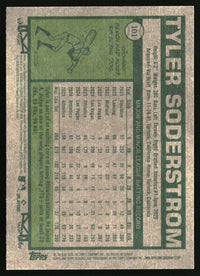 Tyler Soderstrom 2026 Topps Heritage #101 Dark Yellow