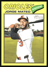 Jorge Mateo 2026 Topps Heritage #267 Dark Yellow
